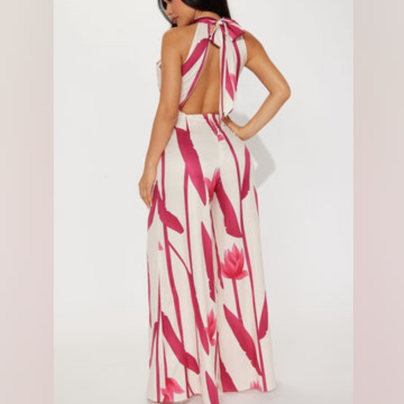 Fashion Nova Pants - Fashion Nova Halter Jumpsuit NWT